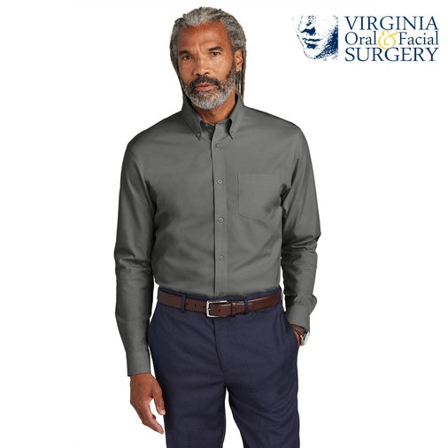 Brooks Brothers (BB18000) Wrinkle-Free Stretch Pinpoint Shirt (VOFS)