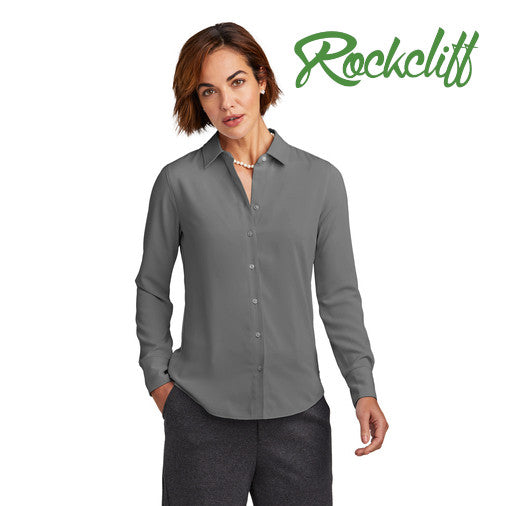 Brooks Brothers (BB18007) Women’s Full-Button Satin Blouse (Rockcliff)