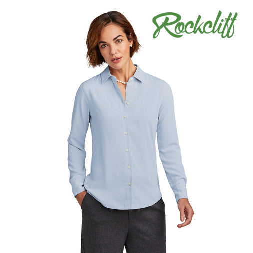 Brooks Brothers (BB18007) Women’s Full-Button Satin Blouse (Rockcliff)