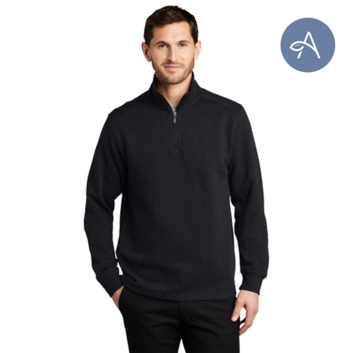 Port Authority (F295) Men's Slub Fleece 1/4-Zip Pullover (AGNIHOTRI)