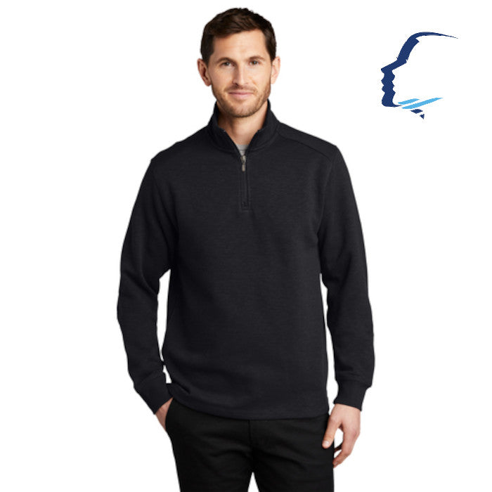 Port Authority (F295) Men's Slub Fleece 1/4-Zip Pullover (CCOFS)