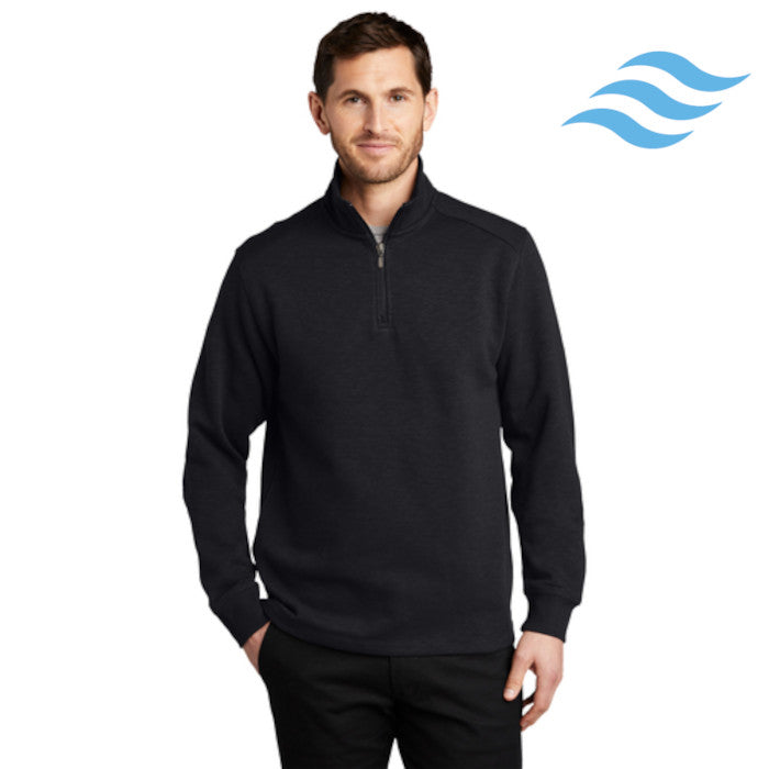 Port Authority (F295) Men's Slub Fleece 1/4-Zip Pullover (Envision)