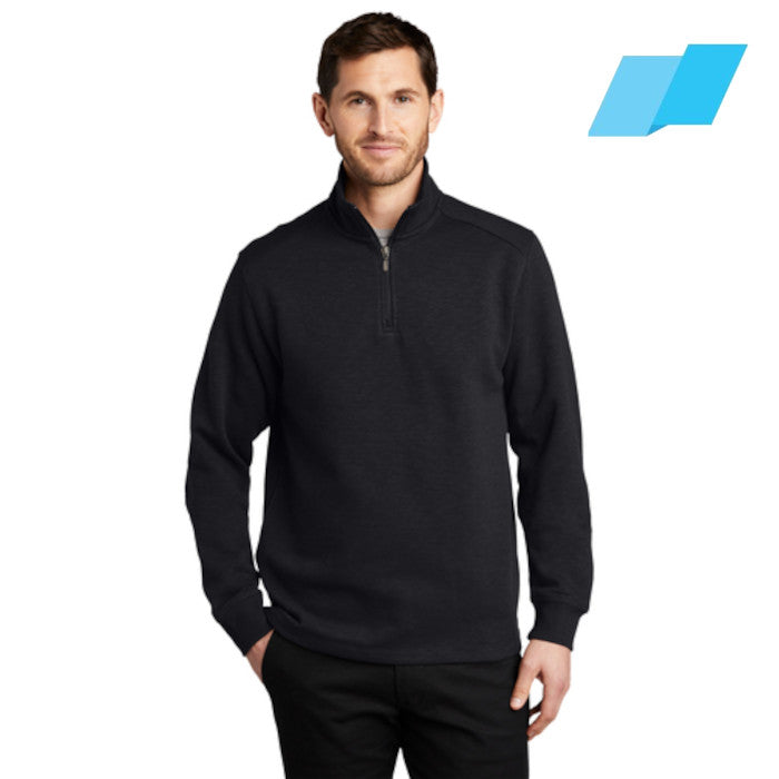 Port Authority (F295) Men's Slub Fleece 1/4-Zip Pullover (Flagship)