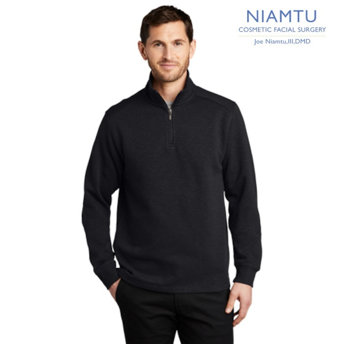 Port Authority (F295) Men's Slub Fleece 1/4-Zip Pullover (NIAMTU)