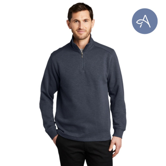 Port Authority (F295) Men's Slub Fleece 1/4-Zip Pullover (AGNIHOTRI)