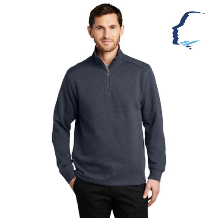 Port Authority (F295) Men's Slub Fleece 1/4-Zip Pullover (CCOFS)