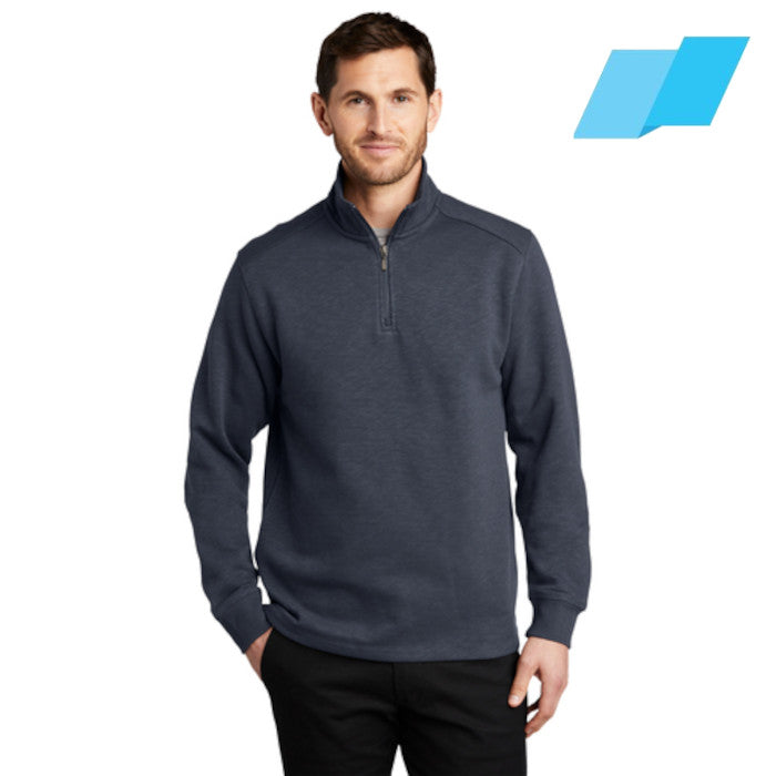 Port Authority (F295) Men's Slub Fleece 1/4-Zip Pullover (Flagship)