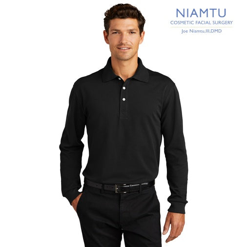 Port Authority (K455LS) Rapid Dry Long Sleeve Polo (NIAMTU)