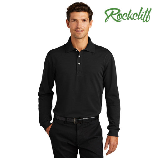 Port Authority (K455LS) Rapid Dry Long Sleeve Polo (Rockcliff)
