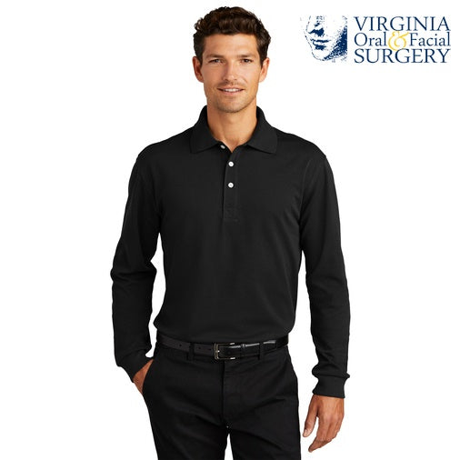 Port Authority (K455LS) Rapid Dry Long Sleeve Polo (VOFS)