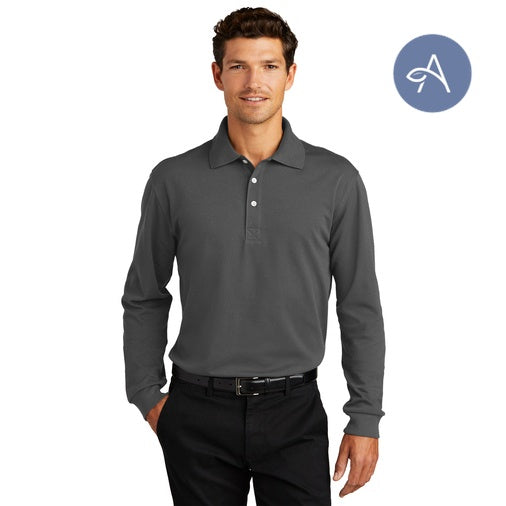 Port Authority (K455LS) Rapid Dry Long Sleeve Polo (AGNIHOTRI)