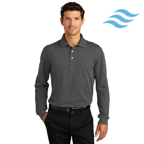 Port Authority (K455LS) Rapid Dry Long Sleeve Polo (Envision)