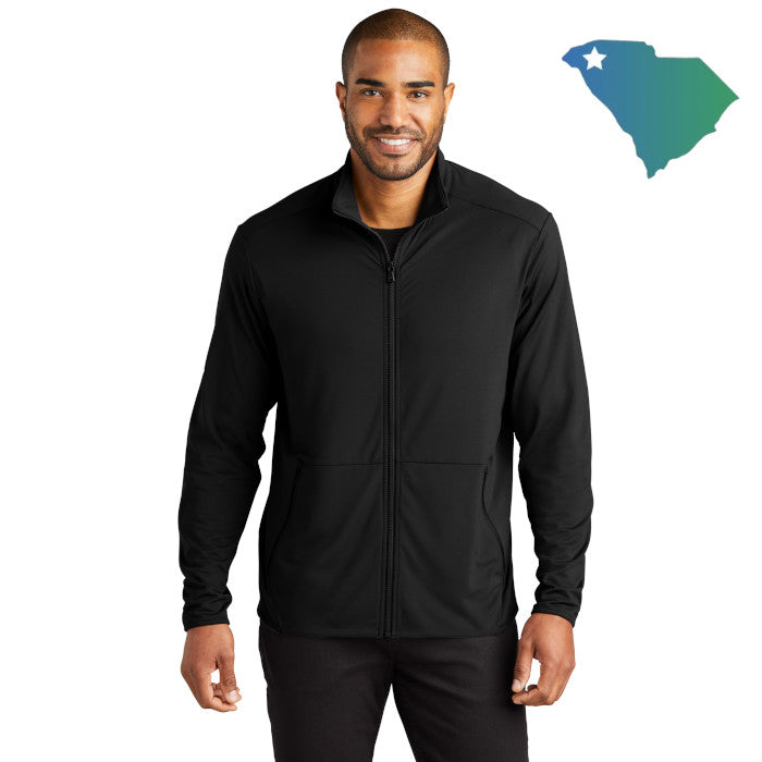Port Authority (K595) Men's Accord Stretch Fleece Full-Zip (UOMS)