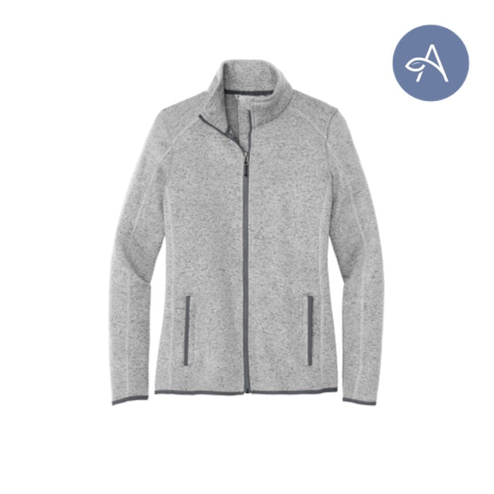 Port Authority (L232) Women's Sweater Fleece Jacket (AGNIHOTRI)
