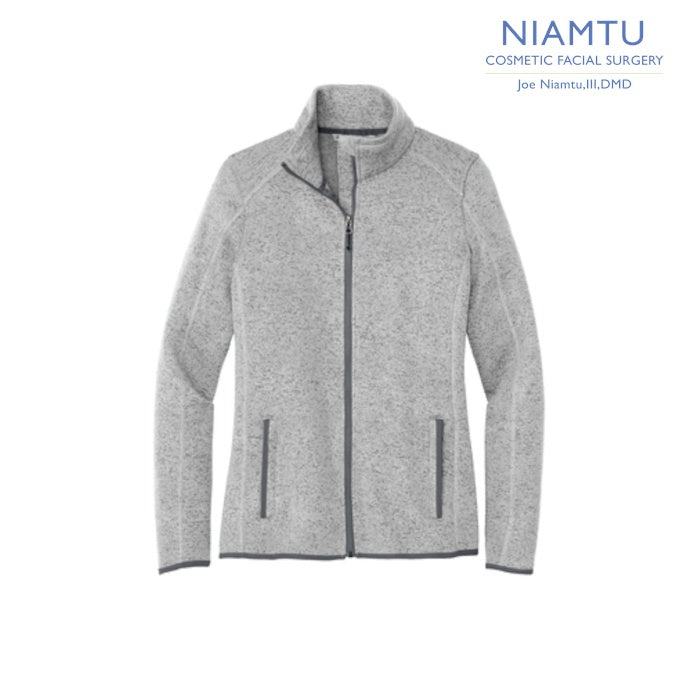 Port Authority (L232) Women's Sweater Fleece Jacket (NIAMTU)