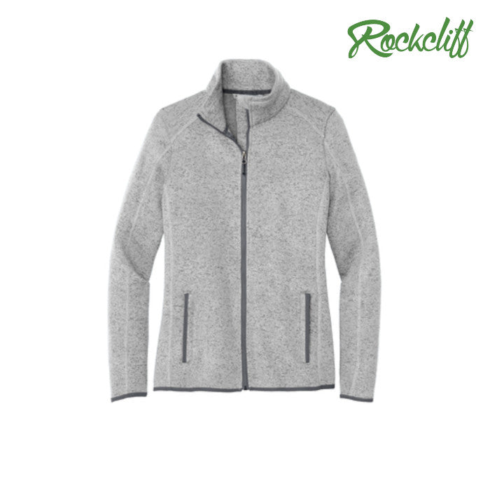 Port Authority (L232) Women's Sweater Fleece Jacket (Rockcliff)