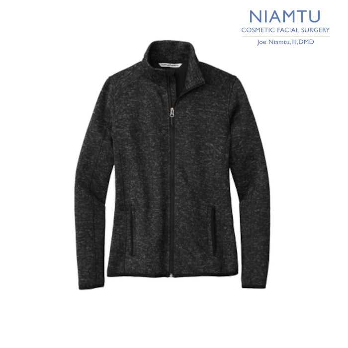 Port Authority (L232) Women's Sweater Fleece Jacket (NIAMTU)