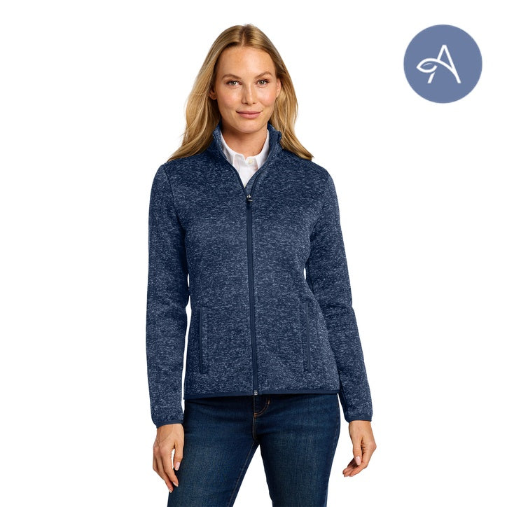 Port Authority (L232) Women's Sweater Fleece Jacket (AGNIHOTRI)