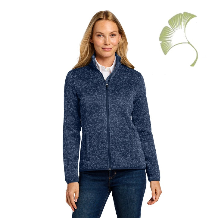 Port Authority (L232) Women's Sweater Fleece Jacket (AOFS)