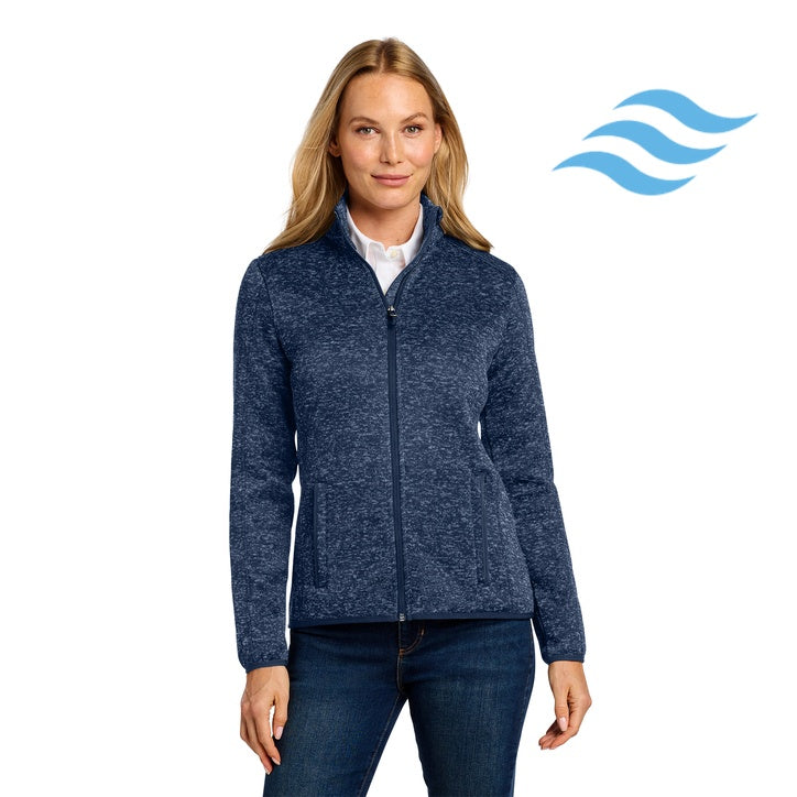 Port Authority (L232) Women's Sweater Fleece Jacket (Envision)