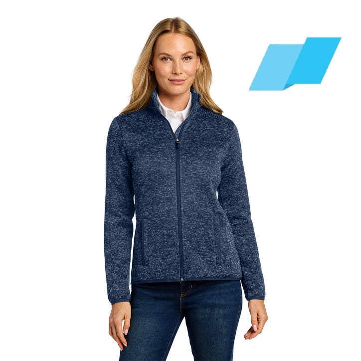 Port Authority (L232) Women's Sweater Fleece Jacket (Flagship)