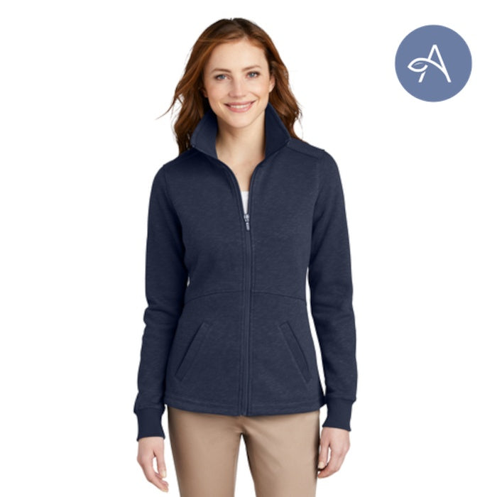 Port Authority (L293) Women's Slub Fleece Full-Zip Jacket (AGNIHOTRI)