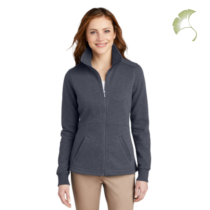 Port Authority (L293) Women's Slub Fleece Full-Zip Jacket (AOFS)