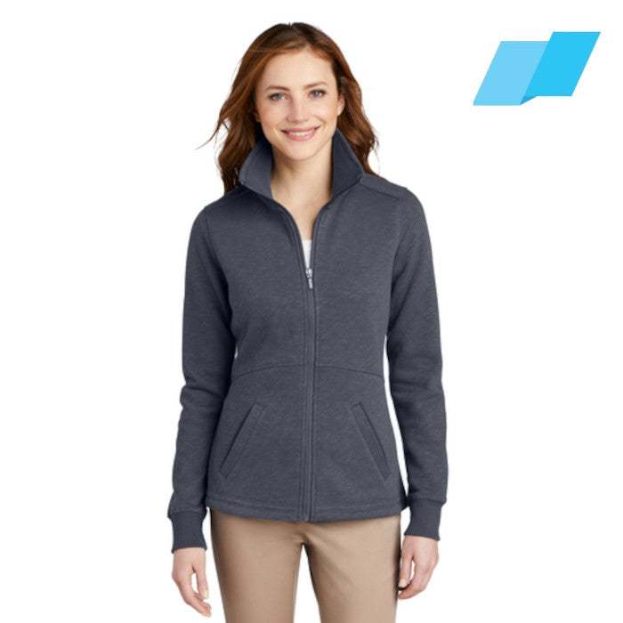 Port Authority (L293) Women's Slub Fleece Full-Zip Jacket (Flagship)