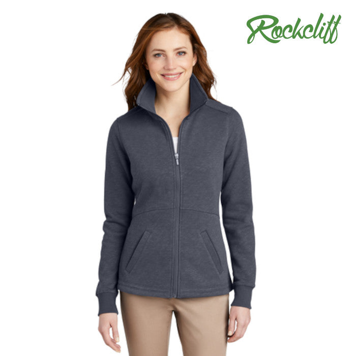 Port Authority (L293) Women's Slub Fleece Full-Zip Jacket (Rockcliff)