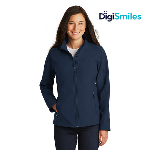 Port Authority (L317) Women's Core Soft Shell Jacket (DigiSmiles)