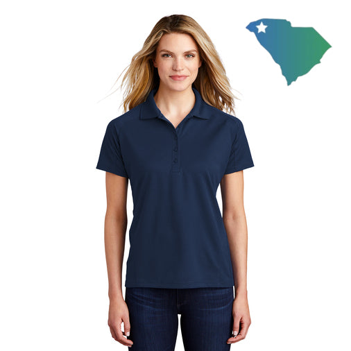 Sports-Tek (L474) Ladies Dri-Mesh Pro Polo (UOMS)