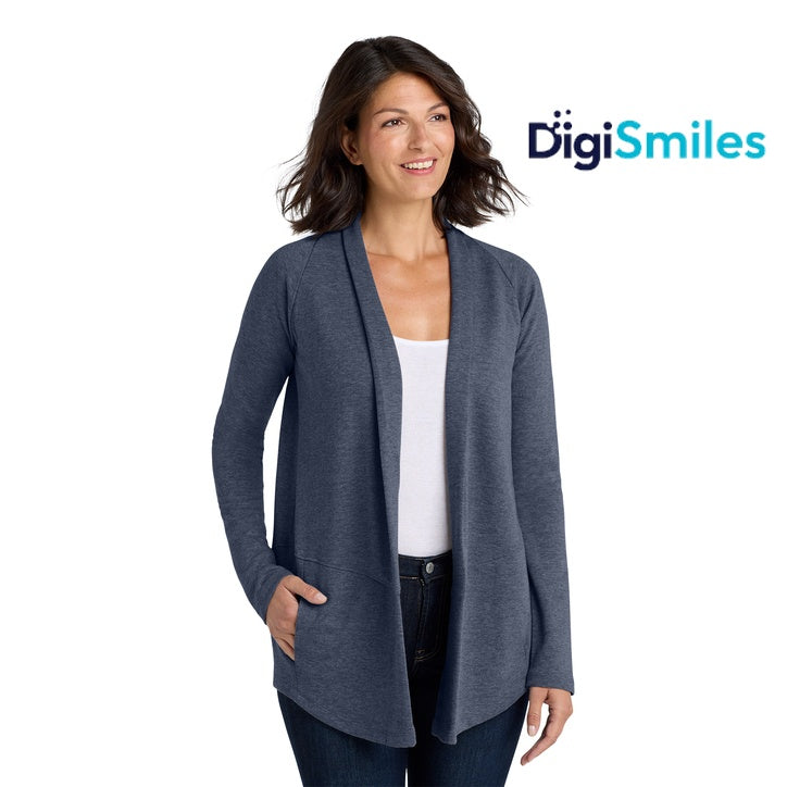 Port Authority (L807) Women's Interlock Cardigan (DigiSmiles)