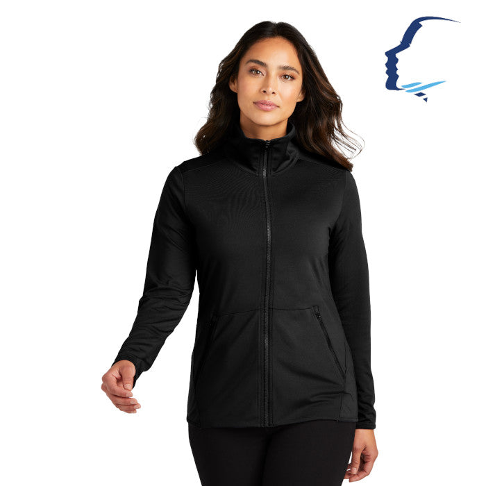 Port Authority (LK595) Women's Accord Stretch Fleece Full-Zip (CCOFS)
