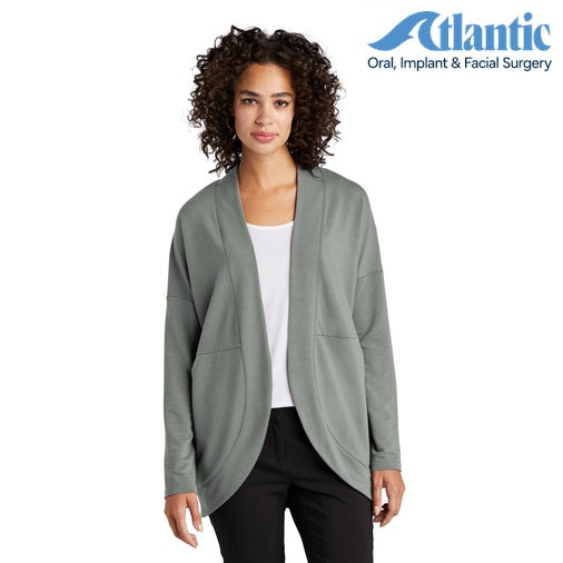 Mercer+Mettle (LMM3015) Women's Stretch Open-Front Cardigan (Atlantic)