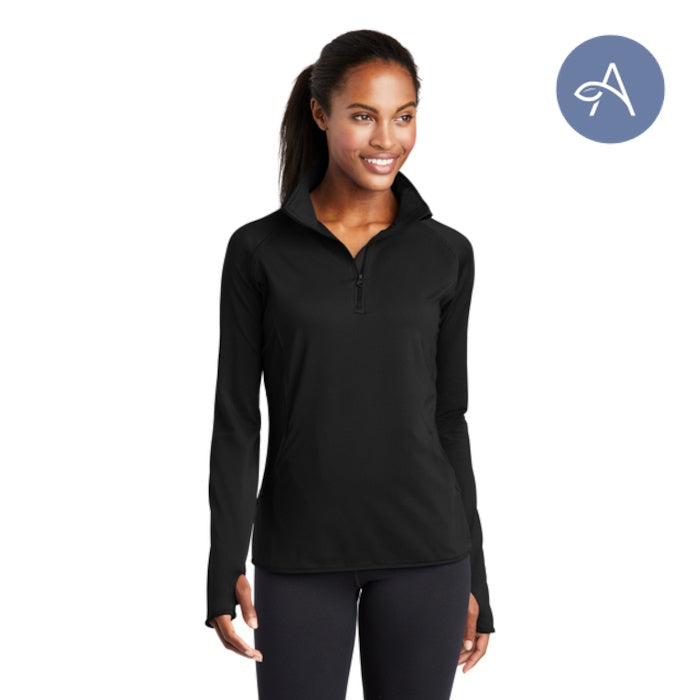 Sport-Tek (LST850) Women's Sport-Wick Stretch 1/4-Zip Pullover (AGNIHOTRI)