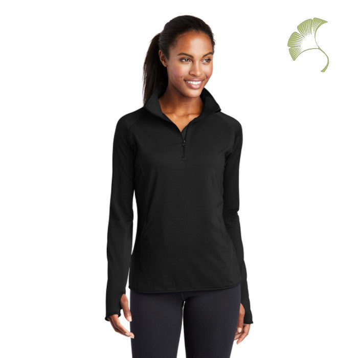 Sport-Tek (LST850) Women's Sport-Wick Stretch 1/4-Zip Pullover (AOFS)