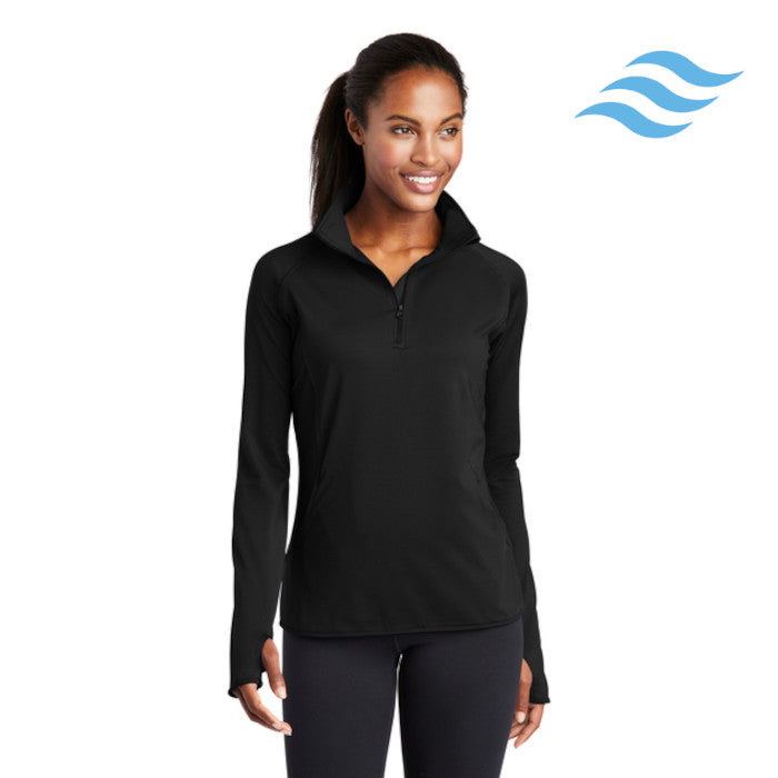 Sport-Tek (LST850) Women's Sport-Wick Stretch 1/4-Zip Pullover (Envision)