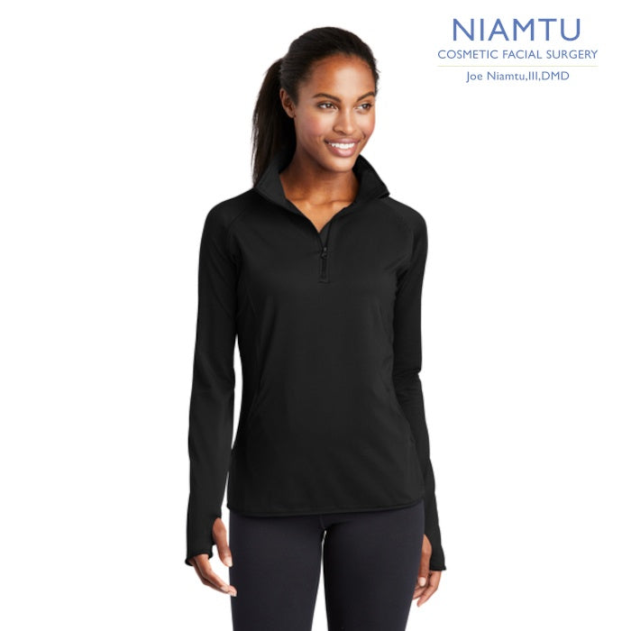 Sport-Tek (LST850) Women's Sport-Wick Stretch 1/4-Zip Pullover (NIAMTU)