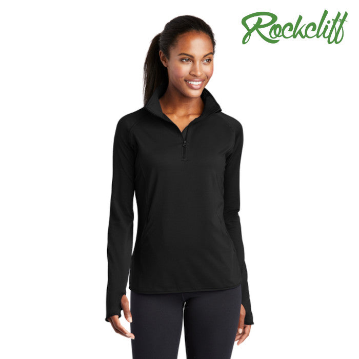 Sport-Tek (LST850) Women's Sport-Wick Stretch 1/4-Zip Pullover (Rockcliff)