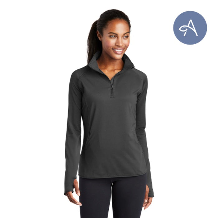 Sport-Tek (LST850) Women's Sport-Wick Stretch 1/4-Zip Pullover (AGNIHOTRI)