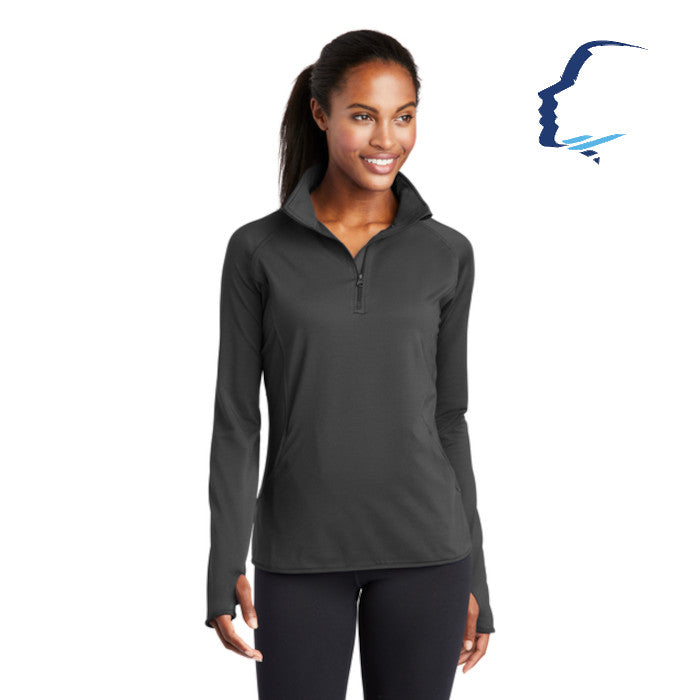 Sport-Tek (LST850) Women's Sport-Wick Stretch 1/4-Zip Pullover (CCOFS)