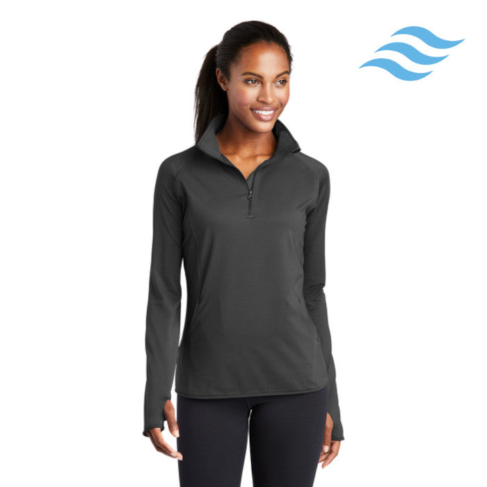 Sport-Tek (LST850) Women's Sport-Wick Stretch 1/4-Zip Pullover (Envision)