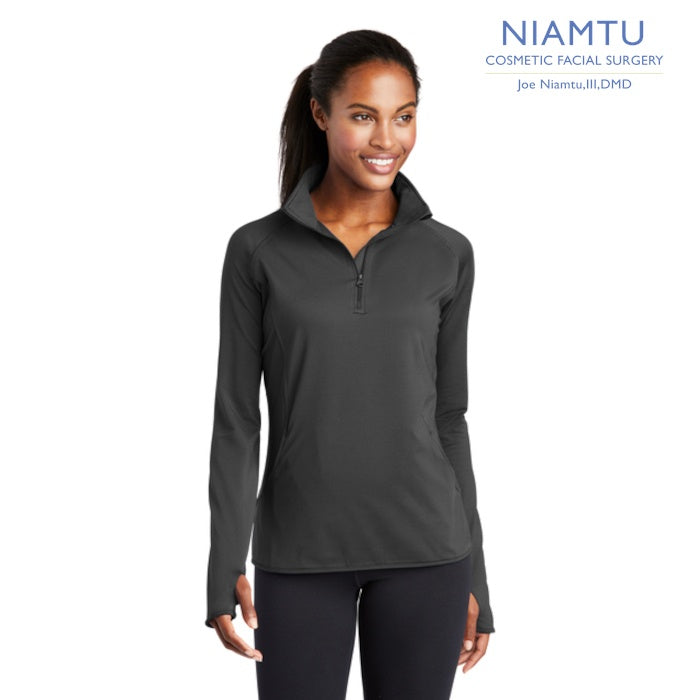 Sport-Tek (LST850) Women's Sport-Wick Stretch 1/4-Zip Pullover (NIAMTU)