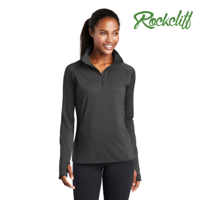 Sport-Tek (LST850) Women's Sport-Wick Stretch 1/4-Zip Pullover (Rockcliff)