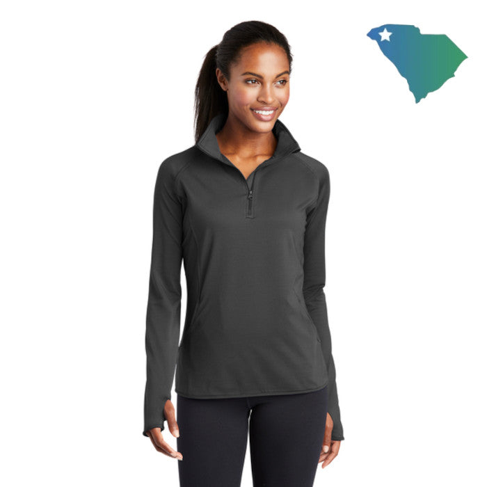 Sport-Tek (LST850) Women's Sport-Wick Stretch 1/4-Zip Pullover (UOMS)