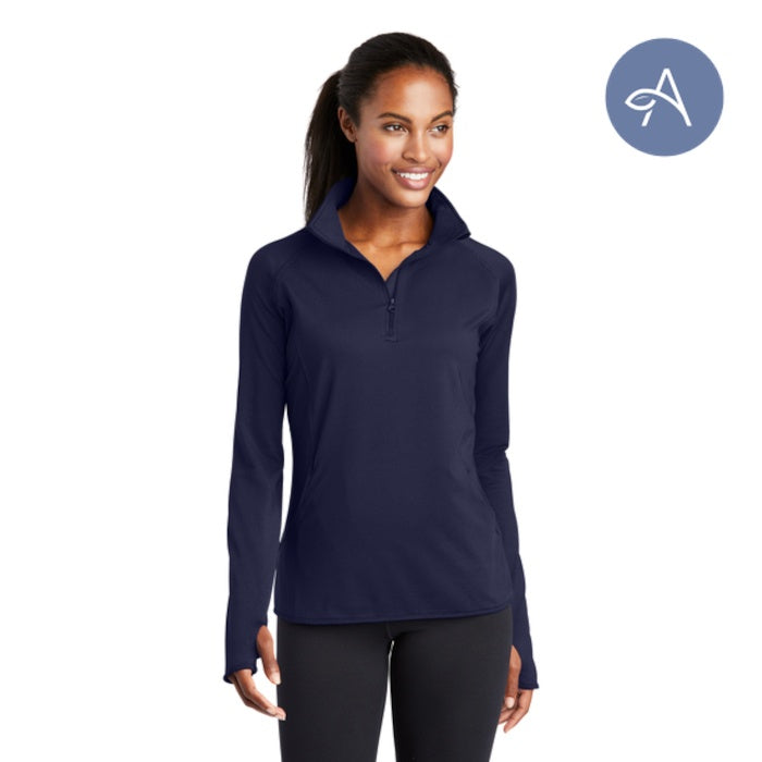 Sport-Tek (LST850) Women's Sport-Wick Stretch 1/4-Zip Pullover (AGNIHOTRI)