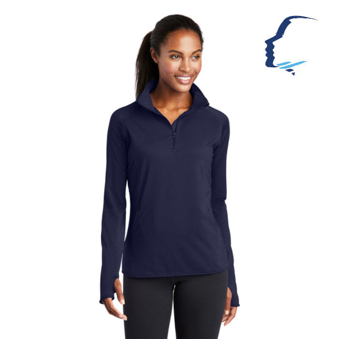 Sport-Tek (LST850) Women's Sport-Wick Stretch 1/4-Zip Pullover (CCOFS)