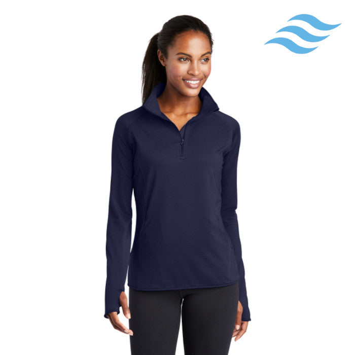 Sport-Tek (LST850) Women's Sport-Wick Stretch 1/4-Zip Pullover (Envision)