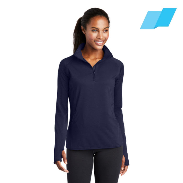 Sport-Tek (LST850) Women's Sport-Wick Stretch 1/4-Zip Pullover (Flagship)