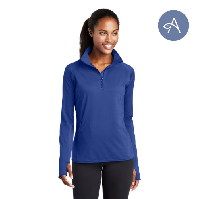 Sport-Tek (LST850) Women's Sport-Wick Stretch 1/4-Zip Pullover (AGNIHOTRI)